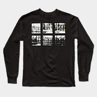 Liminal Space in Monocrome through 6 windows Long Sleeve T-Shirt